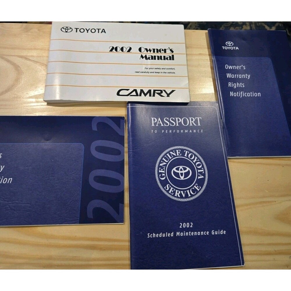 2002 Toyota  Camry Owners Manual Set